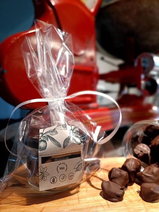 Ciruelas Con Chocolate